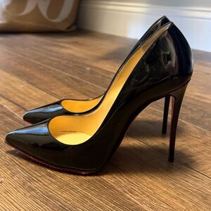 Christian Louboutin Glossy Black Heels